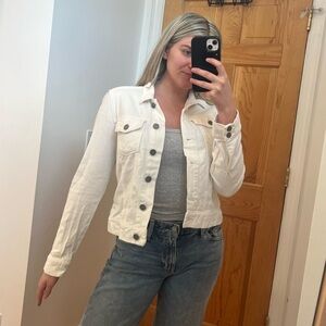PAIGE Women's Crisp White Jean Jacket